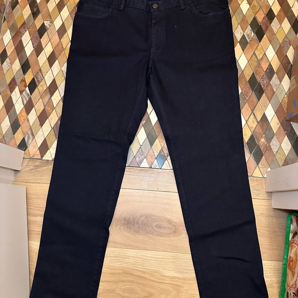 Brioni Men's Jeans - Dark Blue, Size 40